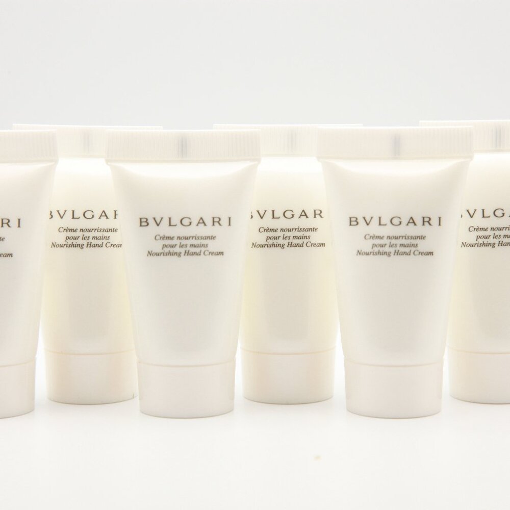 BVLGARI Pack of 12 NEW Unscented Nourishing Hand Cream - .52 Fl oz / 15mL